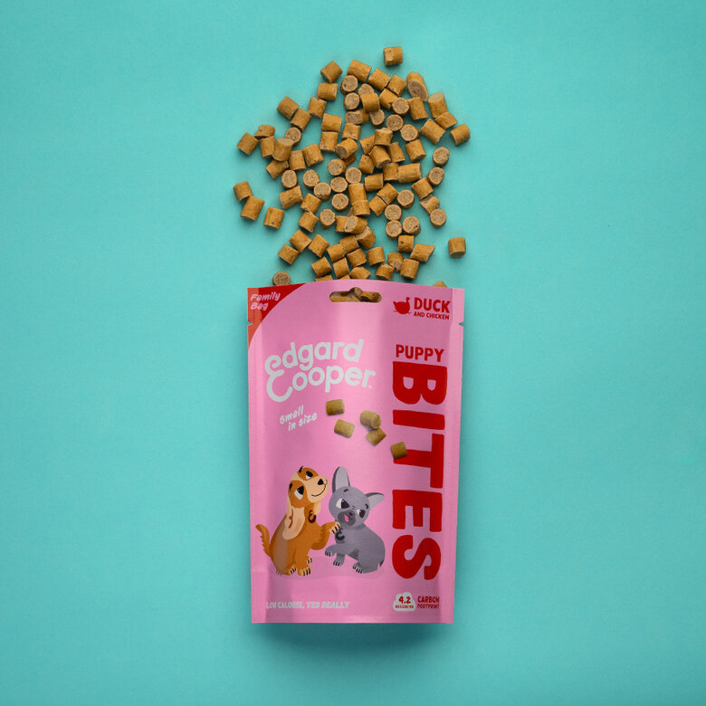 120 g Edgard y Cooper Snacks Mini de Pato e Frango para cachorros,  Imagem número 2 120 g Edgard y Cooper Snacks Mini de Pato e Frango para cachorros, , large Imagem número 2